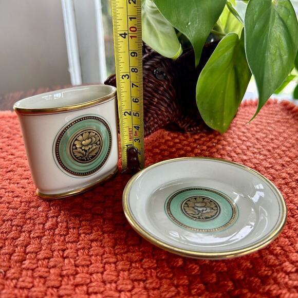 Vintage MCM Eschenbach Bavaria Toothpick Holder and Side Plate - Picture 9 of 12